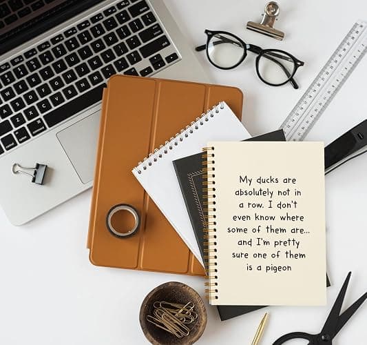 OXW Funny Office Gifts Notebook Journal, Gag Funny Gifts for Coworkers Women Men Boss Employee Adults Friends, Sarcastic Gift Notebook Journals for Writing(5.5'' X 8.3'') thumbnail 6