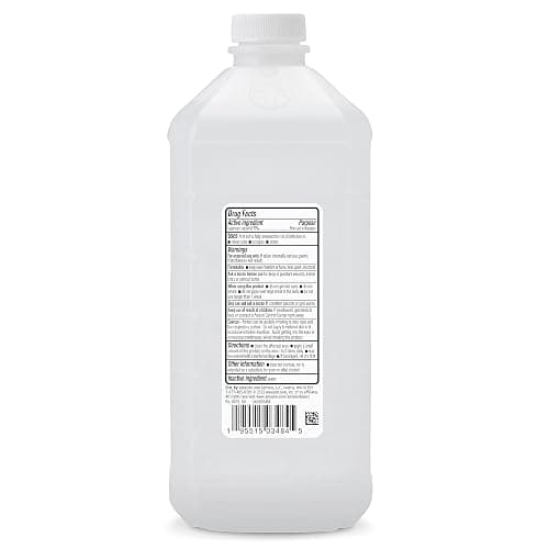 Amazon Basics 70% Isopropyl Alcohol First Aid Antiseptic for Treatment of Minor Cuts, Scrapes and Burns, Unscented, 32 Fl Oz (Pack of 1) (Previously Solimo) thumbnail 4