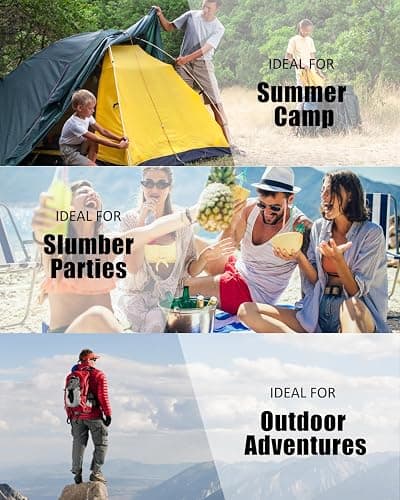 Sleeping Bags for Adults Backpacking Lightweight Waterproof- Cold Weather Sleeping Bag for Girls Boys Mens for Warm Camping Hiking Outdoor Travel Hunting with Compression Bags thumbnail 7