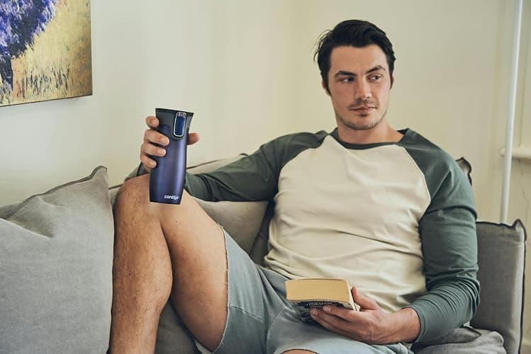 Contigo West Loop Autoseal Travel Mug, Stainless Steel Thermal Mug, Vacuum Flask, Leakproof Tumbler, Coffee Mug with BPA-Free Easy-Clean Lid thumbnail 6