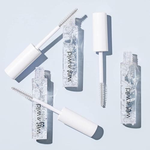 wet n wild Mega Clear Brow & Lash Mascara - Sculpts Brows, Defines Lashes, Conditioning with Soy Protein & ProVitamin B5, Primer & Top Coat, Cruelty-Free & Vegan - Clear thumbnail 8
