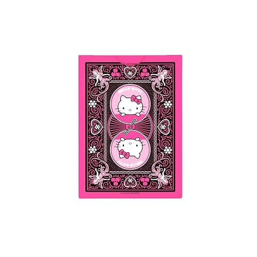 Bicycle Hello Kitty Playing Cards, Black & Pink, 1 Deck thumbnail 4