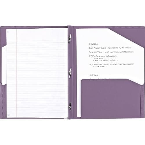 Five Star 2 Pocket Folders with Prong Fasteners, Stay-Put Folder, Folders with Pockets, Color Selected For You, 1 Count (34030) thumbnail 7