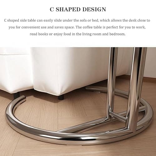 DECORN C-Shaped Sofa Side Table thumbnail 4