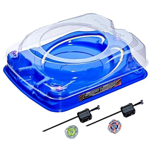 Beyblade X Drop Attack Battle Set with Beystadium Arena, 2 Takara Tomy Tops & Launchers, Impact Drake 9-60LR & Hover Wyvern 3-85N, Battling Game Toys, Ages 8+ thumbnail 14