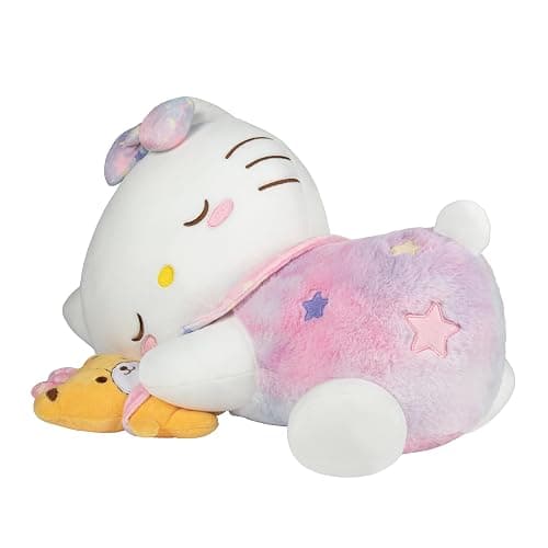Jazwares Hello Kitty and Friends, Hello Kitty 18-inch Sleeping Plush with Bestie Accessory - Officially Licensed Sanrio Product from 6+ thumbnail 4
