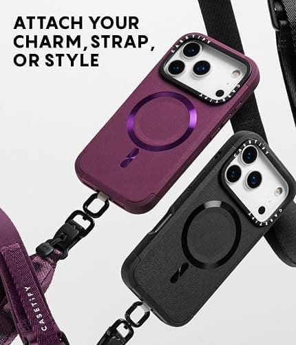 CASETiFY Force - Custodia per iPhone 17 Pro Max, sottile, compatibile con Magsafe / 2 m, protezione contro le cadute di grado militare 3X, colore: Nero thumbnail 7