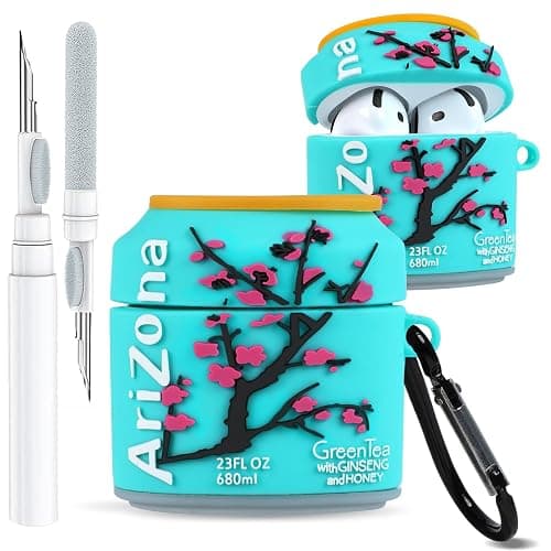 Boaretiu for Airpods 4th Case - with Keychain and Cleaner Kit for AirPods 4th Generation Case (2024) Blossom Cute Kawaii Funny 3D Soft Silicone Fun Cool for Girls Women Teens for Air pods 4 Cover - Image 1
