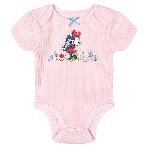 Disney Classics The Aristocats Lion King Winnie the Pooh Pixar Toy Story Baby Girls 5 Pack Bodysuits Newborn to Infant thumbnail 4
