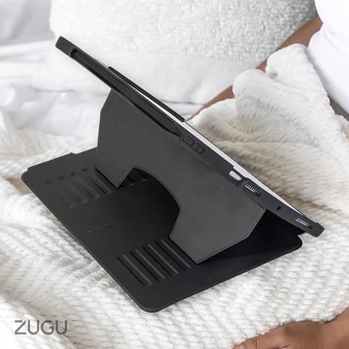 ZUGU CASE for iPad Air 11 (M3 2025 / M2 2024) iPad Air 4 & 5 10.9 Inch (2020/2022) - Protective, Ultra Thin, Magnetic Stand, Sleep/Wake Cover with Apple Pencil Charging & Storage - Black thumbnail 8