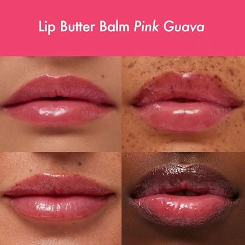 Summer Fridays Lip Butter Balm Summer Fruit Trio - Tinted Hydrating Lip Balm for Instant Moisture + Glassy Shine - Vegan Skincare Makeup with Shea Butter - Set Includes Pink Guava, Poppy, + Cherry thumbnail 5
