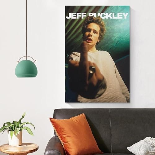 NuEyes Jeff Buckley Poster Wall Art Poster Gifts Bedroom Prints Home Decor Hanging Picture Canvas Painting Posters 16x24inch(40x60cm) thumbnail 4