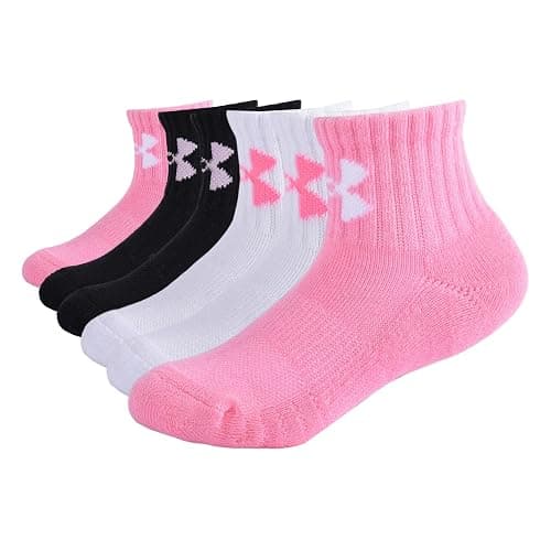 Under Armour girls Multi Pack Quarter Sock - Image 1