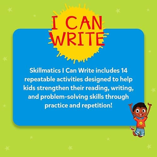 Skillmatics I Can Write - Reusable Preschool Learning Activities, Educational Toy and Game, Back to School Supplies, Gifts for Students, Kids, Toddlers Ages 3, 4, 5, 6 thumbnail 7
