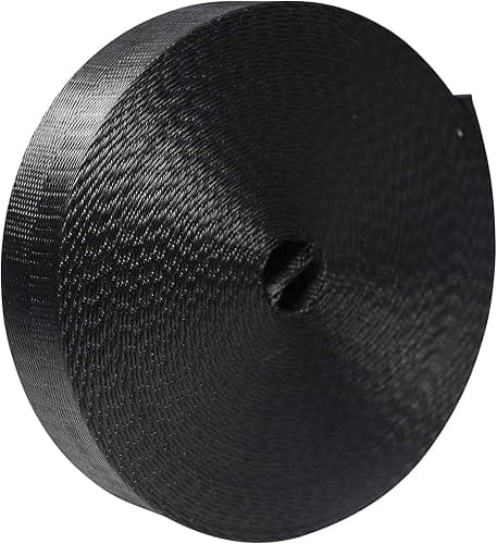Devobunch 1 Inch Nylon Webbing Strap, Heavy Duty Nylon 10|25 Yard Webbing Roll, Durable Nylon Strapping for Indoor or Outdoor Gear, DIY Crafting, Repairing, 18 Vibrant Colors thumbnail 5