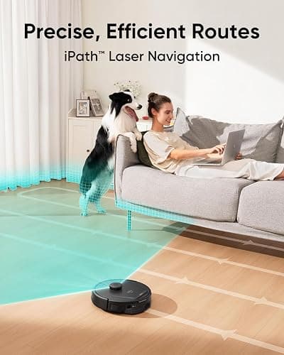 eufy L60 Robot Vacuum with Self Empty Station, Hair Detangling Technology, Up to 60 Days Hands Free Cleaning, 5,000 Pa Suction, Remove Hair, Dust thumbnail 5