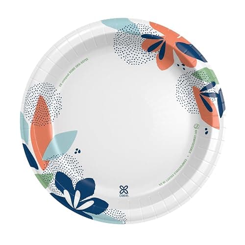 Dixie Large Paper Plates, 10 Inch, 150 Count, 2X Stronger*, Microwave-Safe, Soak-Proof, Cut Resistant, Disposable Plates For Everyday Breakfast, Lunch, & Dinner Meals thumbnail 2