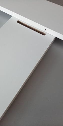 AVANTI TRENDSTORE - Sophie - Fasciatoio in legno laminato di colore bianco per la cassettiera IKEA Malm. Dimensioni LAP ca. 80x9,6x76,3cm thumbnail 3