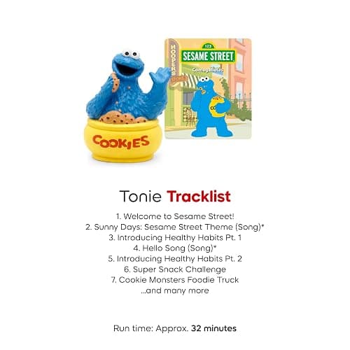 Tonies Cookie Monster Audio Toy Figurine from Sesame Street thumbnail 6