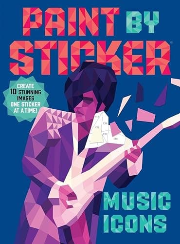 Paint by Sticker: Music Icons - Image 1