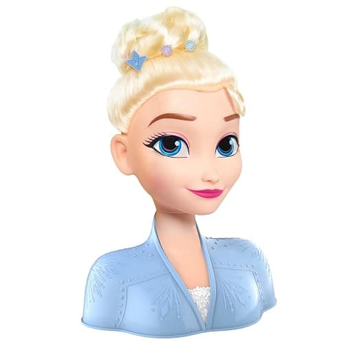 Disney Frozen 2 Elsa Styling Head, 14-pieces, Pretend Play, Kids Toys for Ages 3 Up by Just Play thumbnail 4