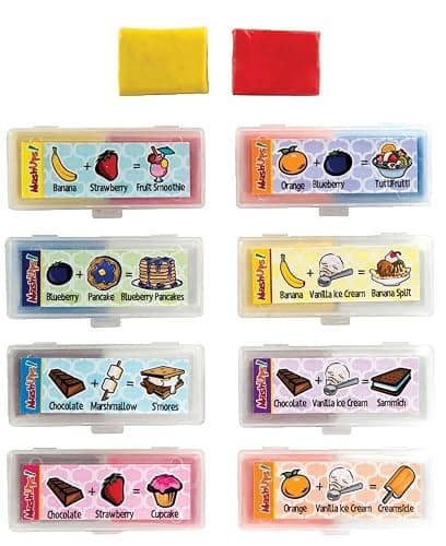 Mash Ups Scented Kneaded Putty DIY New Scent Erasers : 8pcs - Image 1