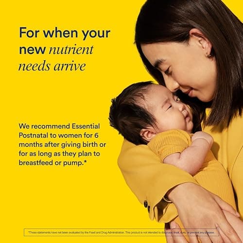 Ritual Women's Postnatal Multivitamin - 60 Capsules - 30 Servings | Key Essential Vitamins and Minerals - Support Mom and Baby Postpartum, Throughout Lactation* - Choline, DHA - Vegan - Mint thumbnail 8