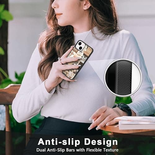 MMYAJT Classic Religious Sayings Christian Phone Case Fit for iPhone 14 — TPU Brown Aesthetic Cross God Jesus Phone Cover Gift for Boy Girl Men Women thumbnail 4