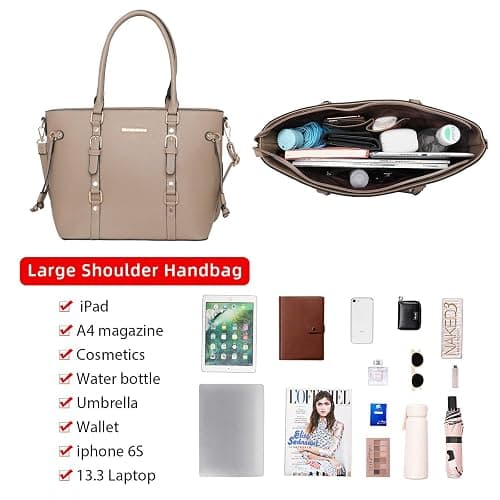Montana West 3PCS Purses for Women Tote Bag and Wallet Set Shoulder Satchel Handbags thumbnail 3