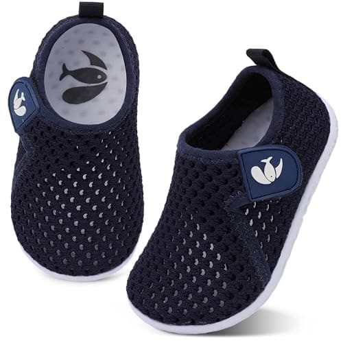 FEETCITY Boys Girls Water Shoes Kids Aqua Socks Quick Dry Barefoot for Beach Swimming Pool - Image 1
