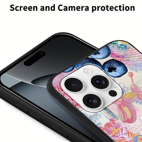 Zrutru 2 Pack Preppy Pink Collage Phone Cases for iPhone 16 Pro Max Case Trending Collage Phone Case Shockproof Soft Silicone TPU Bumper Cover Phone Case Funda for iPhone 16 Pro Max 6.9 Inch thumbnail 2