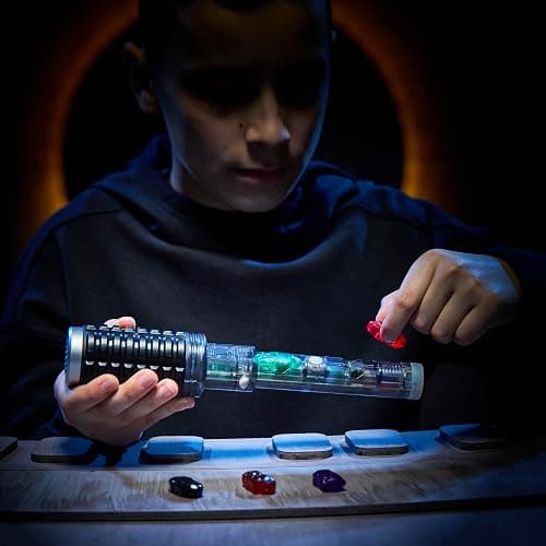 STAR WARS Power Crystal Lightsaber, 7 Colors & 10 Crystals, 50+ Color-Changing Combinations, Lights & Sounds, Toys for Boys & Girls, Kids, Ages 4+ thumbnail 10