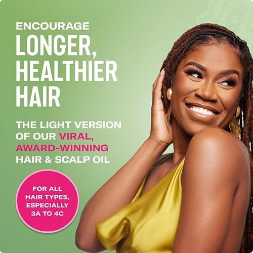 Mielle Organics Rosemary & Mint Light Hair Oil, Split Ends & Dry Scalp Treatment - Infused with Biotin & Essential Oils for Strengthening, Soothing, Moisturizing & Encouraging Longer Hair (2 Oz) thumbnail 2