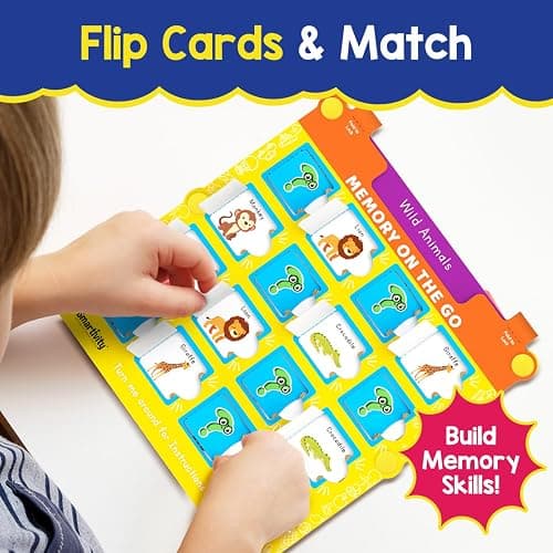 Smartivity Memory Matching Game for Kids 3-6 Years | 12 Theme Cards & 3 Level Challenges | Preschool Learning Toy | Birthday Gift for Boys & Girls Ages 3,4,5,6 thumbnail 4