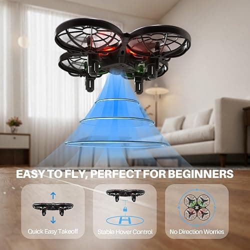 SYMA Drone for Kids 8-12 with Automatic Obstacle Avoidance, 20 Mins Flight Time(2 Batteries), One-Key 360°Flips and Altitude Hold, Safe Indoor Flying Toys for Boys and Girls thumbnail 5