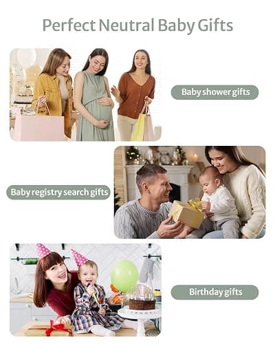 Blissful Diary Baby Play Gym Mat, Play Mat Activity Mat with 6 Detachable Toys for Stage-Based Sensory & Motor Skill Development, Easy to Install & Clean, Baby Essentials Gift, Sage Green thumbnail 7
