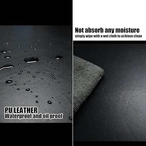 28 Inches PU Leather Wide Lash Bed Cover 1 Pack|PU Leather Massage Table Cover|Wipeable, Reusable & Waterproof Massage Table Cover Protector ，Perfect for Salons Spa Home Use thumbnail 5
