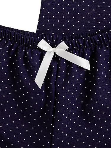 Verdusa Women's 2 Piece Pajama Sets Lightweight Fall Pajamas Cute Pj Set Button Shirt with Shorts Lounge Pjs thumbnail 6