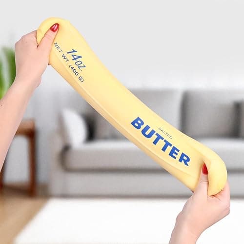Toymendous Squeeze Butter, Jumbo Squishy Stress Toy, Children Ages 3+, 10.5 inches Long, Stretch & Squish thumbnail 4