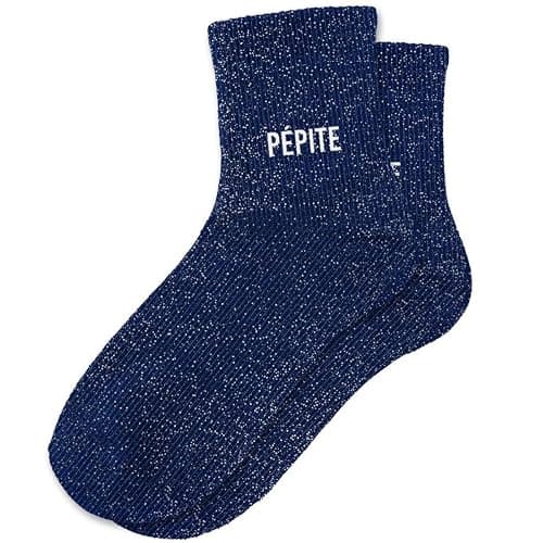 STC, Chaussettes paillettes courtes - Pépite (taille unique 36-42) - Image 1