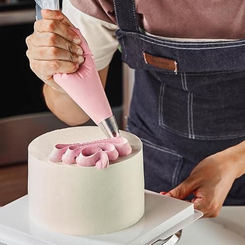 Keenpioneer Piping Bag - Disposable Cake Decorating Bag, Pastry Bag 56 Count, 16 inch, Clear thumbnail 6