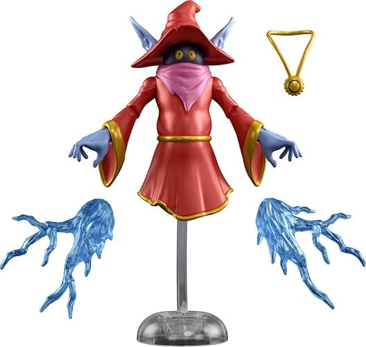 Masters of the Universe Origins Action Figure 200X Cartoon Collection Orko, 5.5 Inch 1980s Motu TV Wizard, Detailed Design & Clear Stand, Magic Effect - Image 1