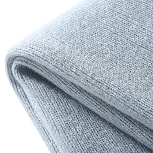 Homiest Decorative Knitted Throw Blanket with Fringe Soft & Cozy Tassel Blanket for Couch Sofa Bed (Pale Blue,50x60) thumbnail 6
