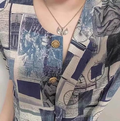 ZHAOZHAO Silver Saturn Necklace for Women - Love Heart Universe Planet Pendant, Single Layered, Punk Style thumbnail 5