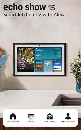 Amazon Echo Show 15 (newest gen) | Full HD 15.6" smart display with Alexa, built-in Fire TV and Alexa Voice Remote thumbnail 8