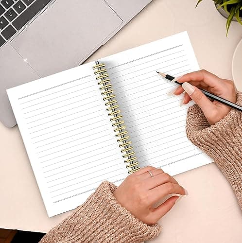 bitCNY Jesus Christ Spiral Notebook, Jesus Christ Walking on Water, Church Notes Notebook, I Will Walk With Christ LDS, Jesus Notebooks for School Supplies, Home & Office, Spiral Bound 5.5x8.3 thumbnail 4