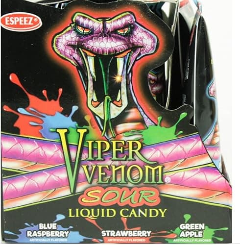 PKM CANDIES - 3 Pack Assorted Viper Venom Sour Squeeze Liquid Candy 3 Flavors thumbnail 7
