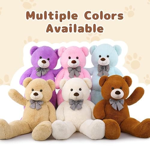 Giant light brown Teddy Bear 50-60 inch thumbnail 5
