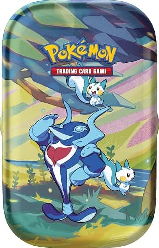 Pokémon TCG: Vibrant Paldea Mini Tin – Palafin & Pachirisu (2 Booster Packs, 1 Sticker Sheet) thumbnail 3