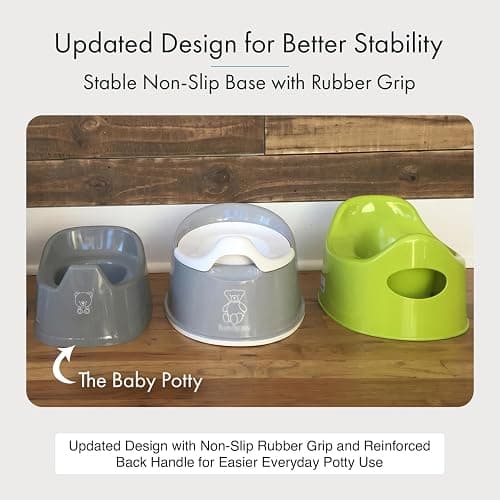 The Baby Potty - Mini Potty | Early Potty Training | Elimination Communication | Portable & Lightweight | Promote Independence | Child Training Toilet (Sage Green) thumbnail 5